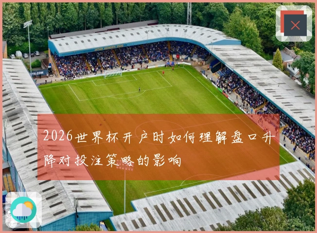 2026世界杯开户时如何理解盘口升降对投注策略的影响