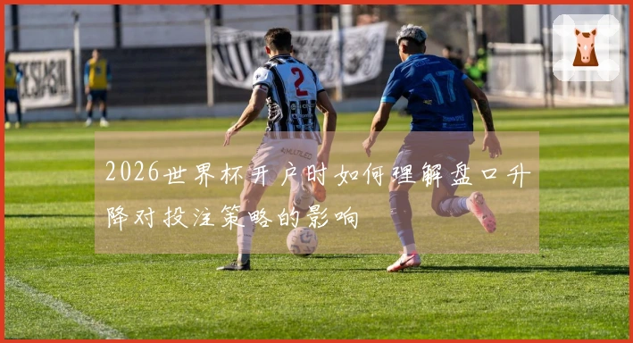 2026世界杯开户时如何理解盘口升降对投注策略的影响
