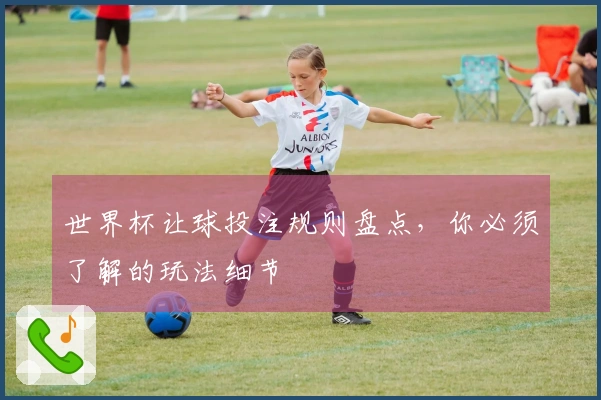 世界杯让球投注规则盘点，你必须了解的玩法细节